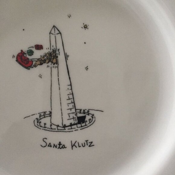 Merry Masterpieces Holiday Dinner Plates Dayton Hudson Complete Set of 8 Funny - Picture 8 of 8